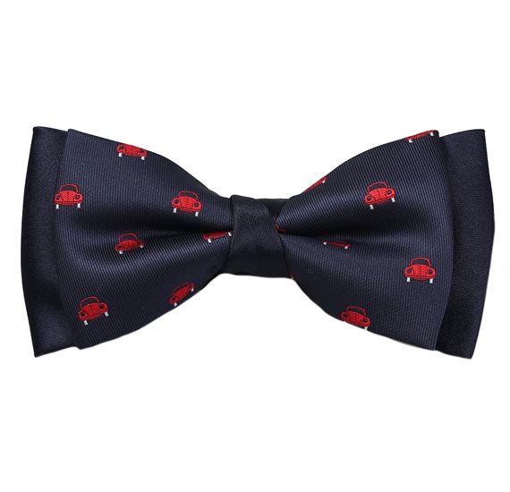 Papillon Blu Scuro Auto Rosse