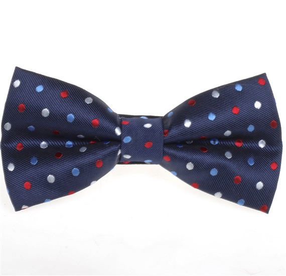 Papillon Blu Navy a Pois Colore