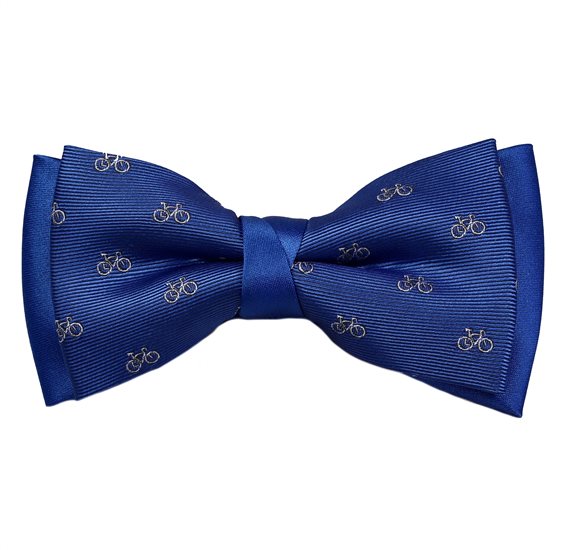 Papillon Blu con Biciclette Bianche