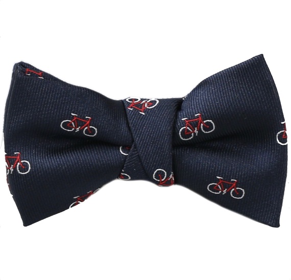 Papillon Bambino Blu con Biciclette