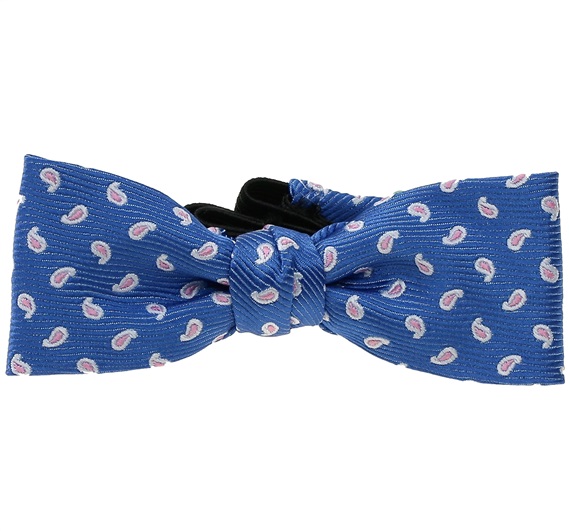 Papillon Bambino Azzurro con Cashmere Rosa