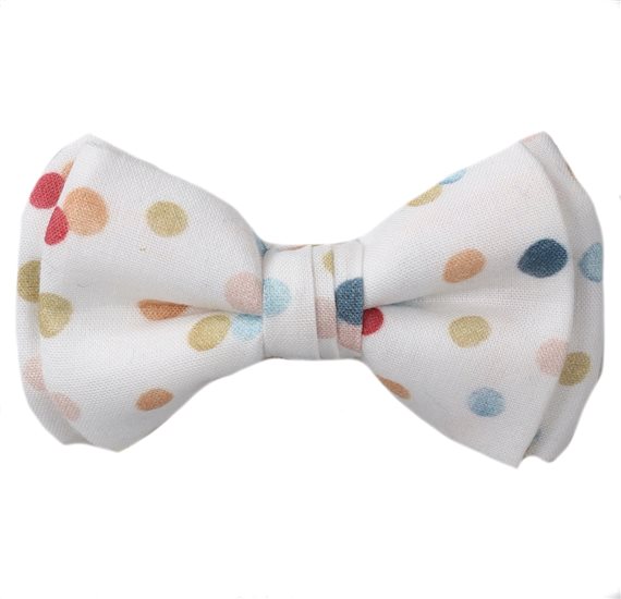 Papillon Bianco a Pois per Bambini
