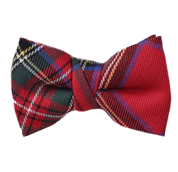 Papillon Bambino Tartan Rosso e Verde