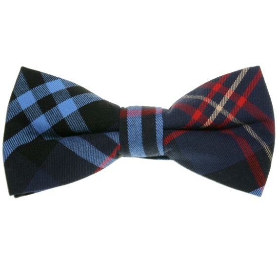Papillon a Quadri Scozzesi Blu Marino e Rosso