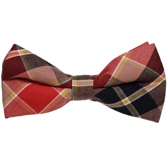 Papillon Tartan Terracotta, Beige e Marrone