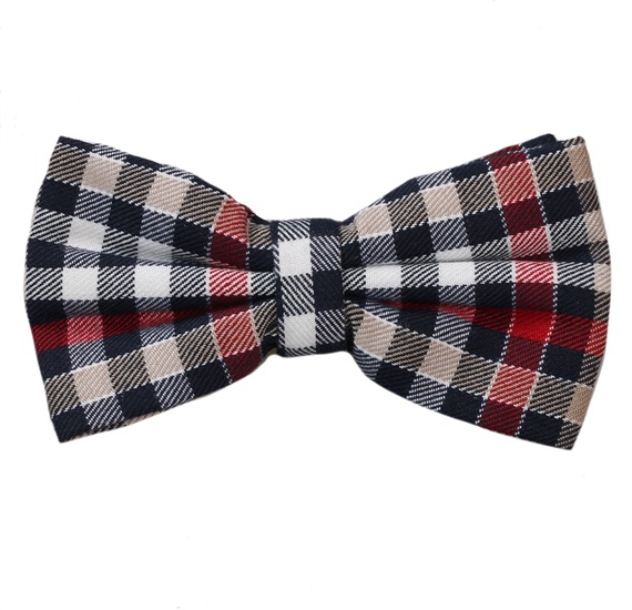 Papillon Quadretti Blu Navy e Bordeaux