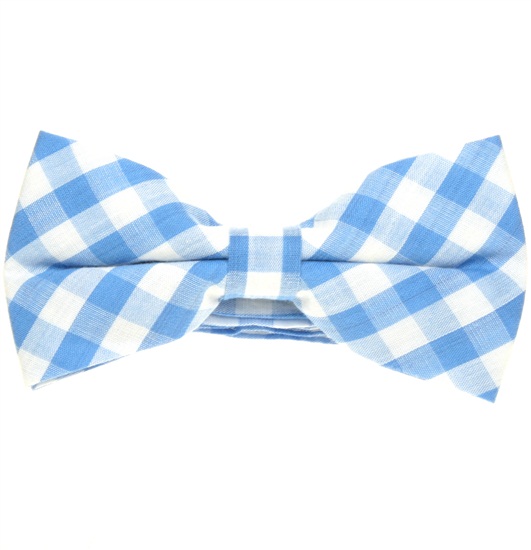 Papillon Quadretti Vichy Azzurro Cielo
