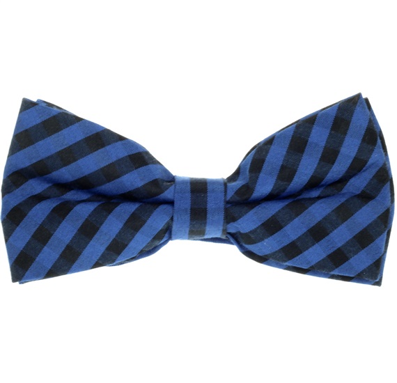 Papillon Quadretti Vichy Blu e Nero