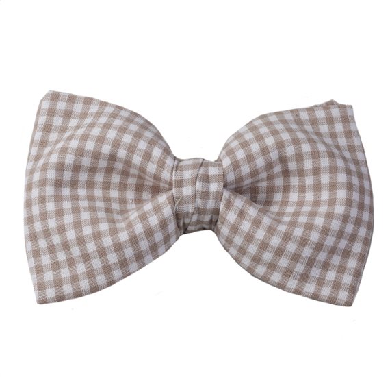 Papillon Quadretti Vichy Beige