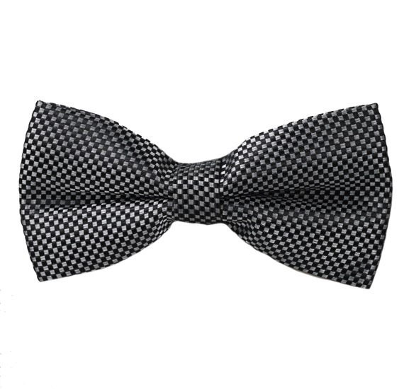 Papillon a Quadretti Vichy Grigi e Neri