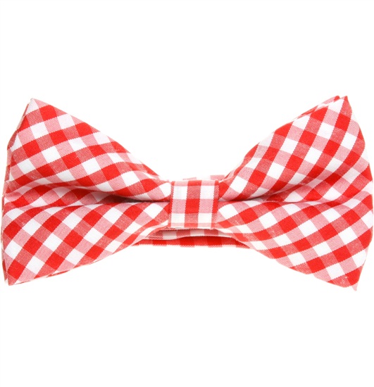 Papillon a Quadretti Vichy Rosso e Bianco