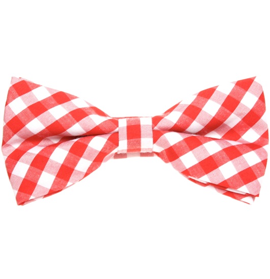 Papillon a Quadretti Vichy Rossi