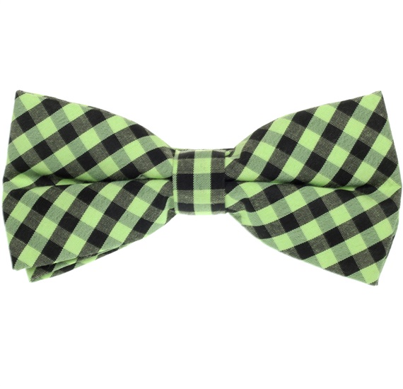 Papillon a Quadretti Vichy Verde e Nero