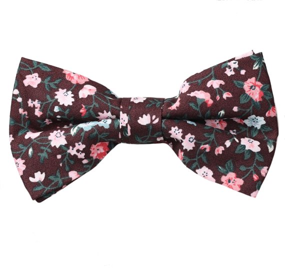 Papillon Marrone Fiori Liberty