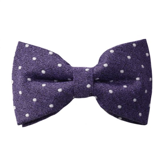 Papillon Viola a Pois