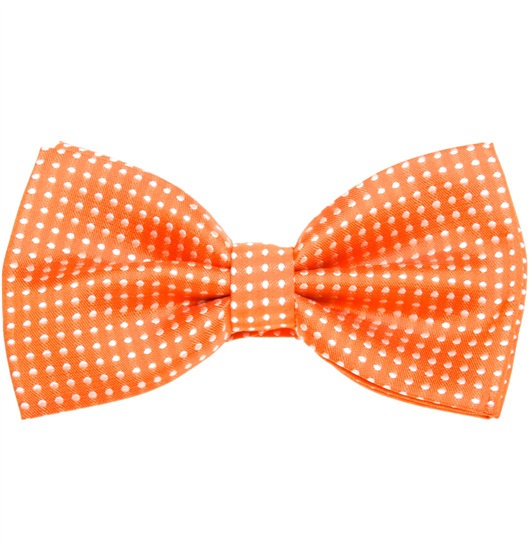 Papillon Arancione a Pois Bianchi