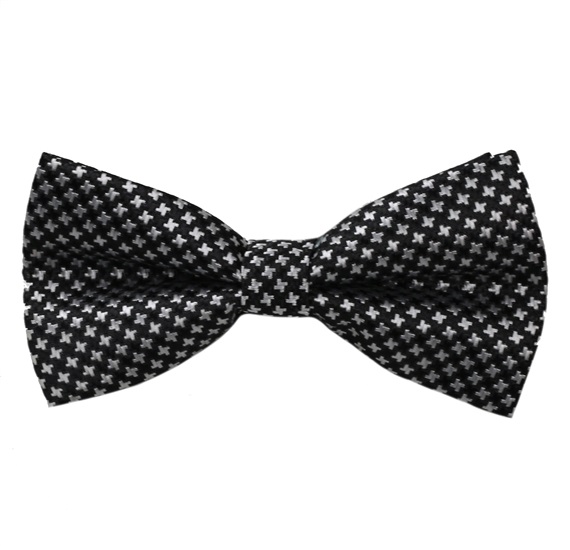Papillon Nero Design Bianco