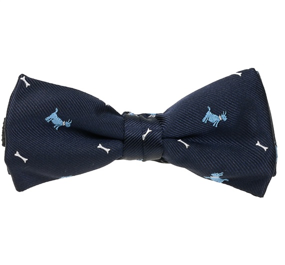 Papillon Bambino Blu Navy con Cagnolini