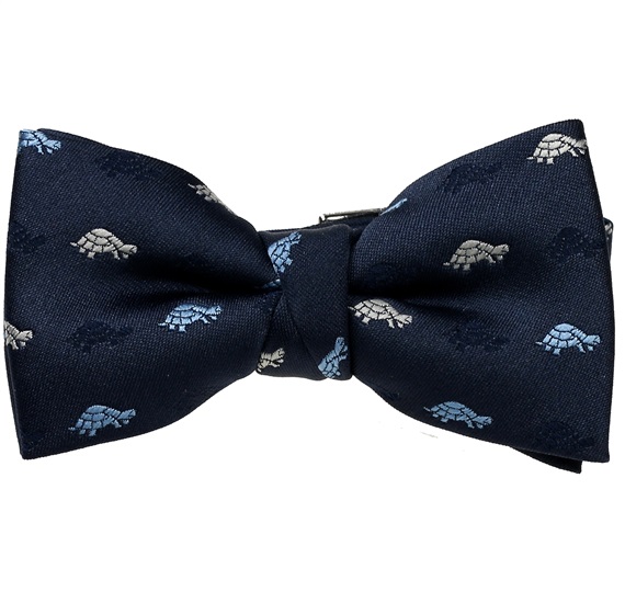 Papillon Bambino Blu Navy con Tartarughe