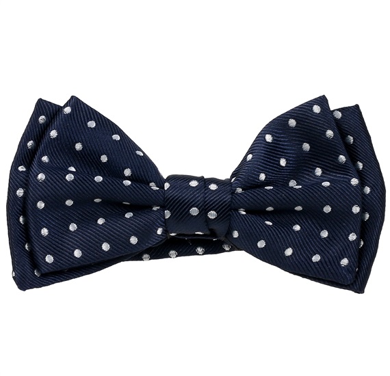 Papillon Bambino Blu Navy a Pois