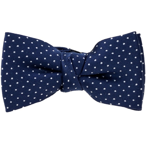 Papillon Bambino Blu con Pois Bianchi