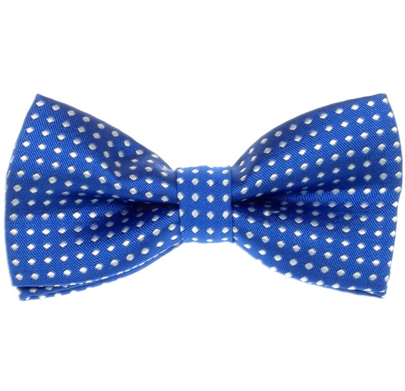 Papillon Bambino Blu a Pois Bianchi