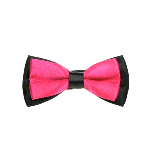 Papillon Bambino Bicolore Nero e Fucsia