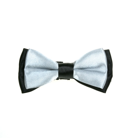 Papillon Bambino Bicolore Nero e Grigio