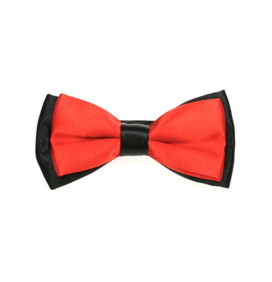 Papillon Bambino Bicolore Nero e Rosso