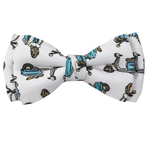 Papillon Bambino Bianco Vespe Turchese