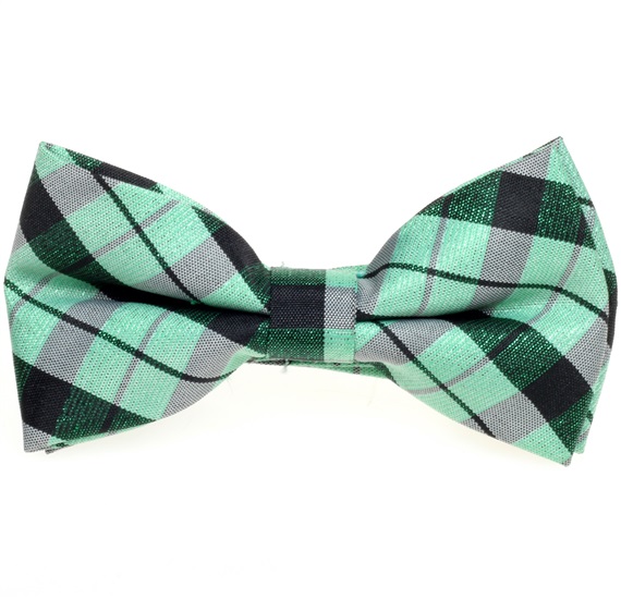 Papillon Bambino Tartan Verde e Nero