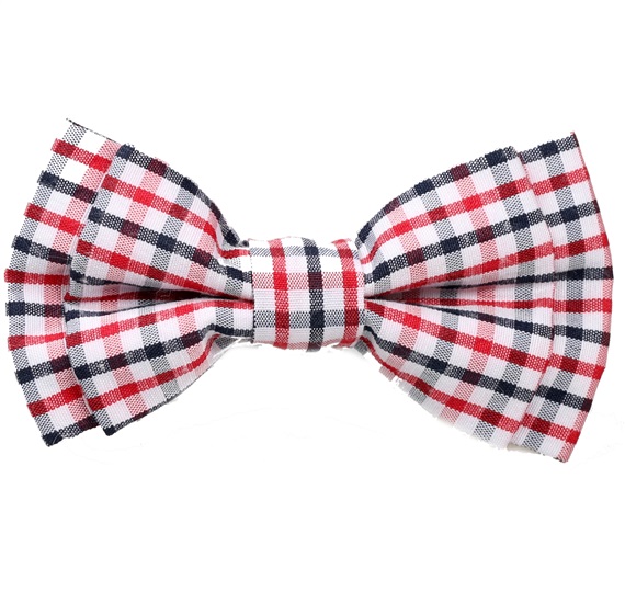 Papillon Bambino Vichy Bianco, Rosso e Nero