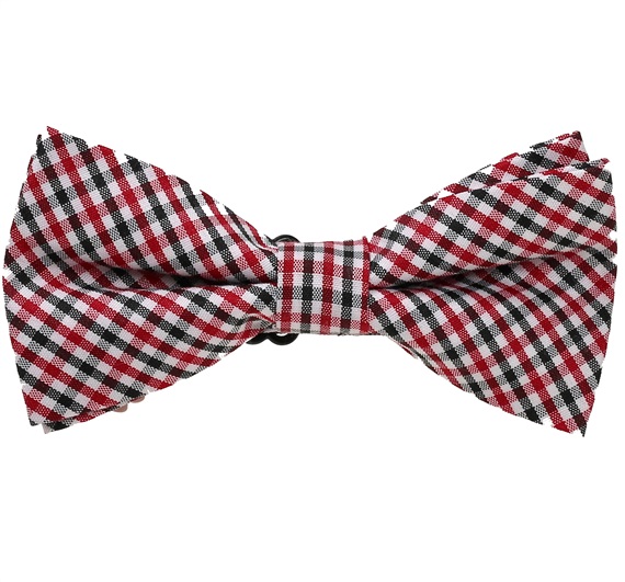 Papillon Bambino Quadretti Vichy Rosso e Nero