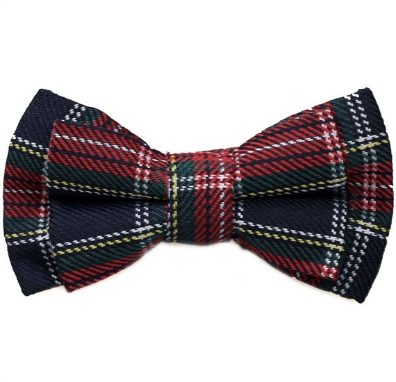 Papillon Bambino a Quadretti Blu Navy e Rosso