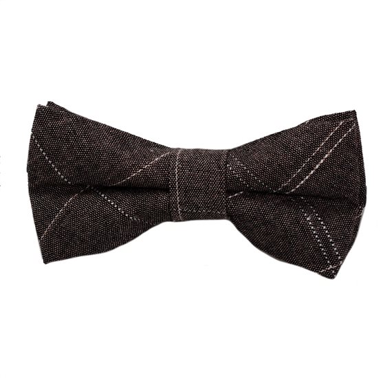 Papillon Bambino a Quadretti Marrone