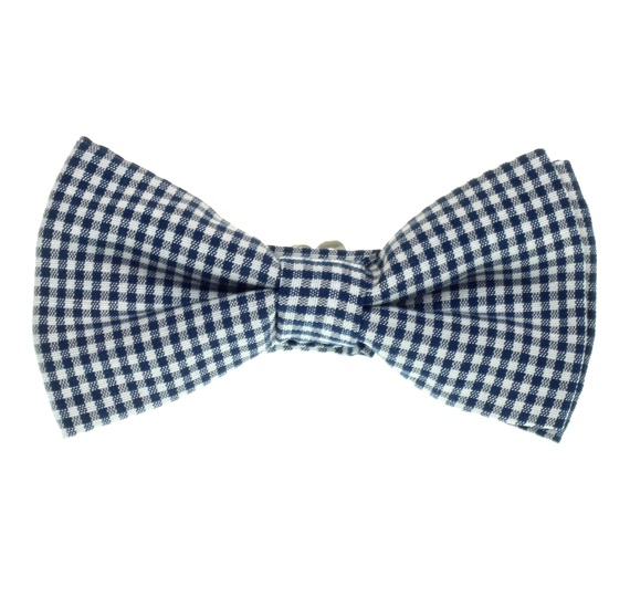 Papillon Bambino Quadretti Vichy Blu Navy