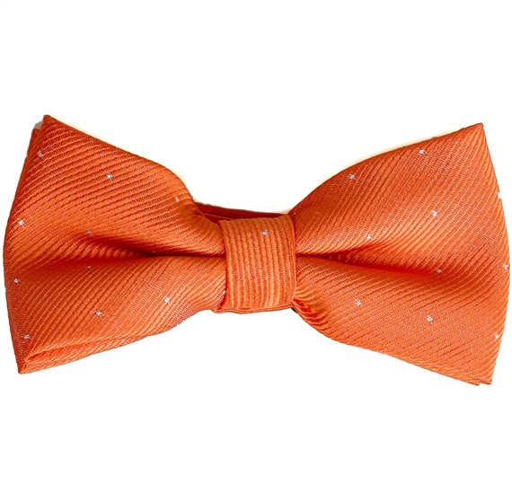 Papillon Bambino Festa Arancione Pois