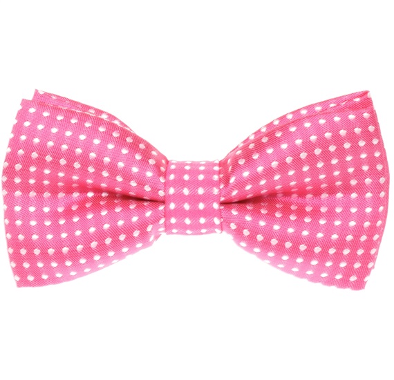 Papillon Bambino Fucsia a Pois Bianchi