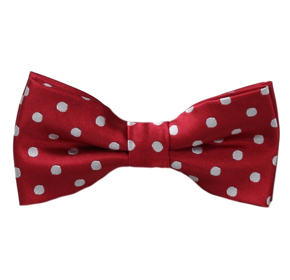 Papillon Bambino Bordeaux a Pois Grigi