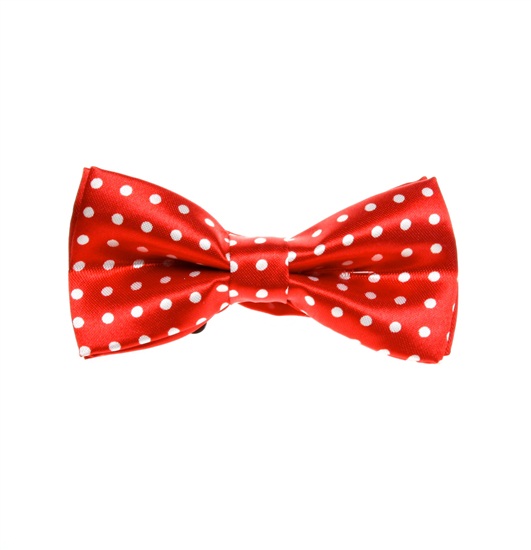 Papillon Bambino Rosso a Pois Bianchi
