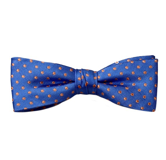 Papillon Bambino Seta Very Peri a Pois