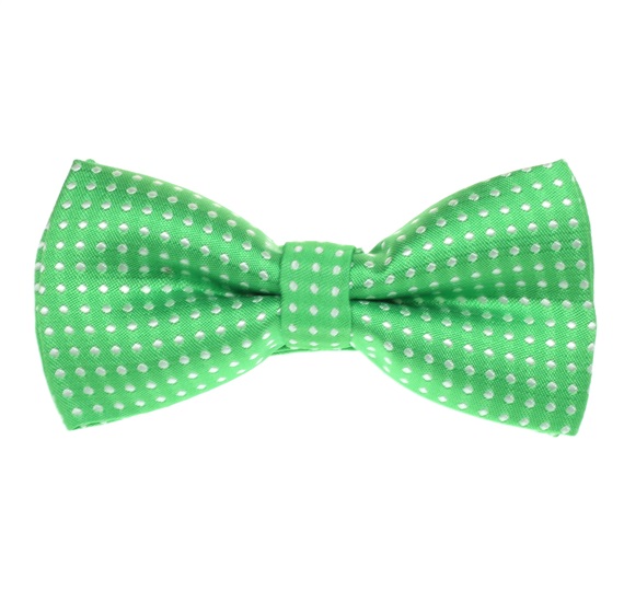 Papillon Bambino Verde Pistacchio a Pois
