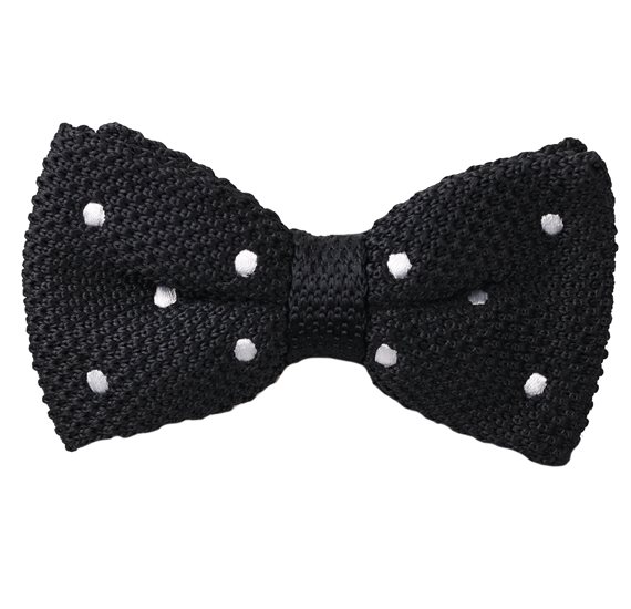 Papillon a Pois Nero a Punto