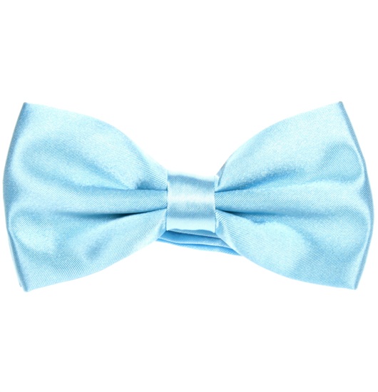Papillon in Raso Blu Cielo