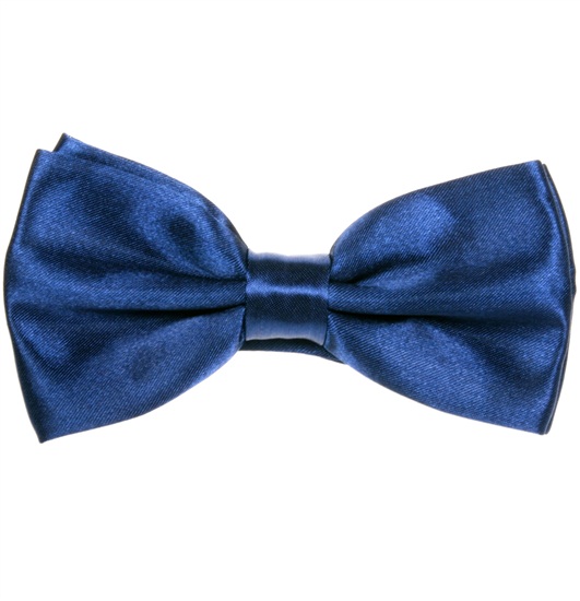 Papillon in Raso Blu Notte