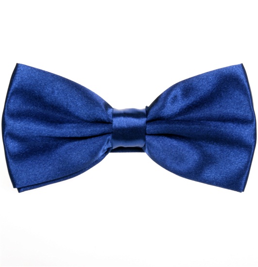 Papillon in Raso Bluastro