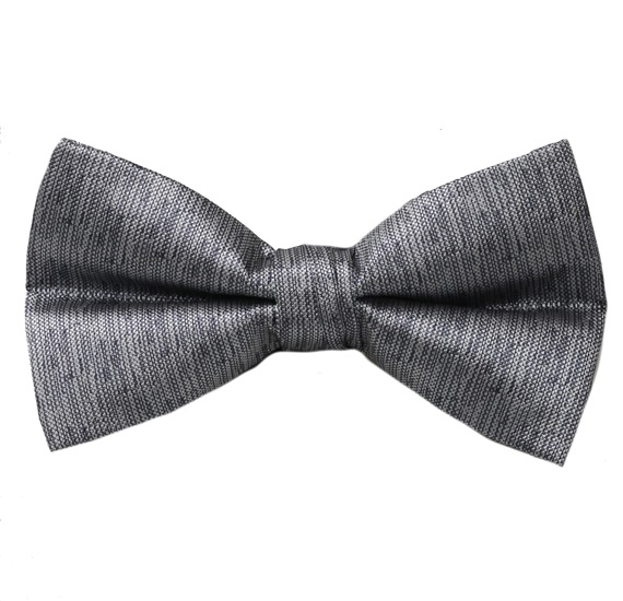 Papillon in Raso Grigio