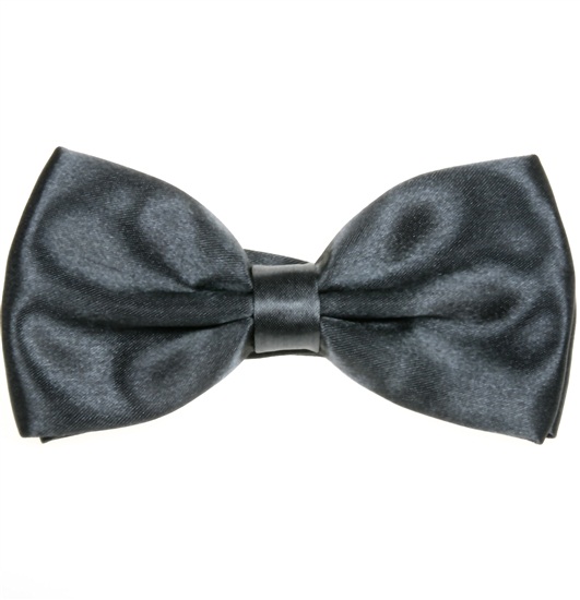 Papillon in Raso Grigio Marengo