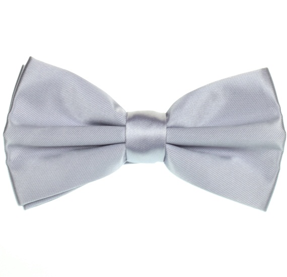 Papillon in Raso Grigio Perla