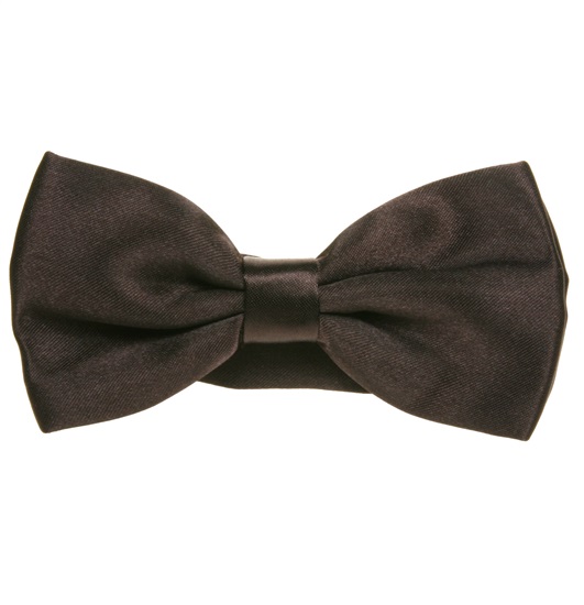 Papillon in Raso Marrone